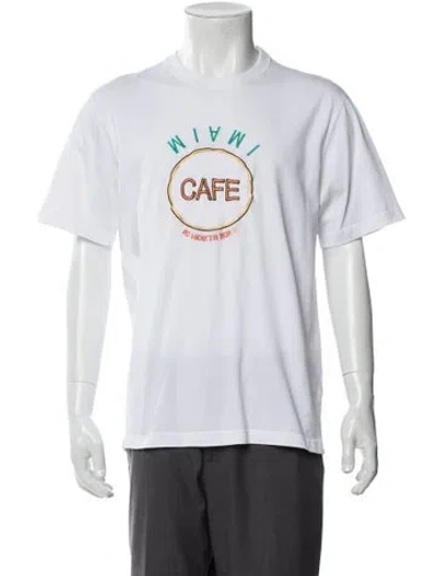 Pre-owned Vetements 2019 Miami Cafe T-shirt In White