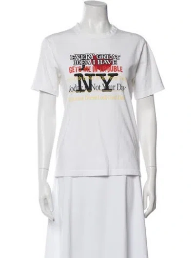 Pre-owned Vetements 2019 Ny Tourist T-shirt In Gray