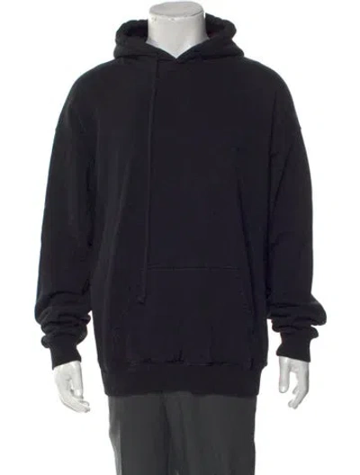 Pre-owned Vetements 2019 Open Elbow Hoodie In Black