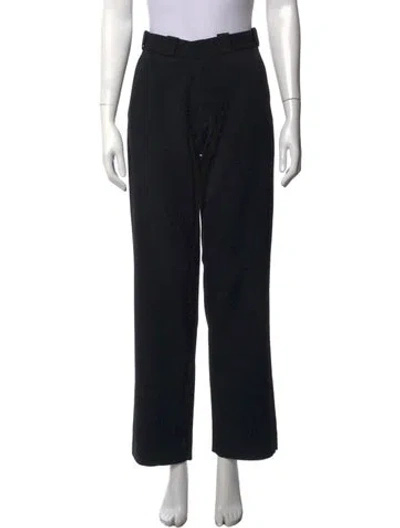 Pre-owned Vetements 2019 Straight Leg Pants In Black