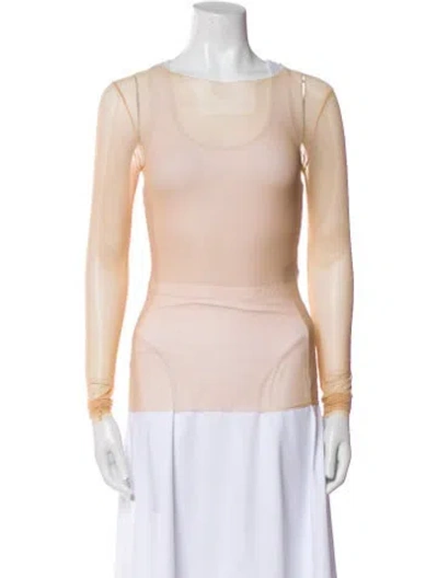 Pre-owned Vetements 2020 Bateau Neckline Top In White