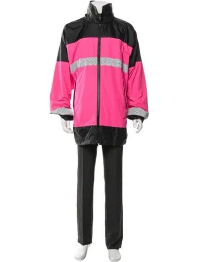 Pre-owned Vetements 2020 Colorblock Pattern Jacket In Pink