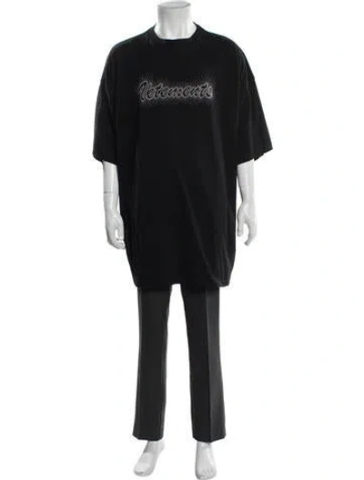 Pre-owned Vetements 2020 Graphic Print T-shirt In Black