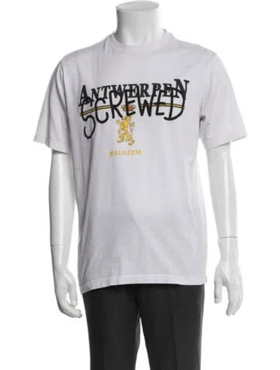 Pre-owned Vetements 2021 Antwerpen Screwed T-shirt In Gray