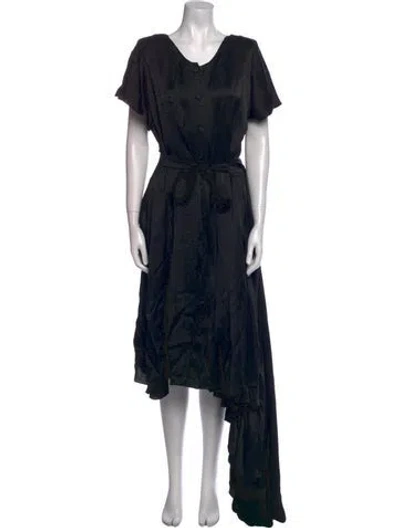 Pre-owned Vetements 2021 Long Dress In Black