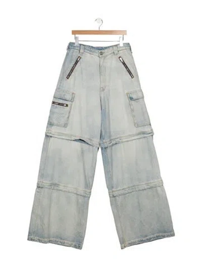 Pre-owned Vetements 2025 Relaxed Fit Jeans In Blue