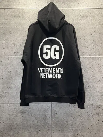Pre-owned Vetements 5g Hoodie In Black