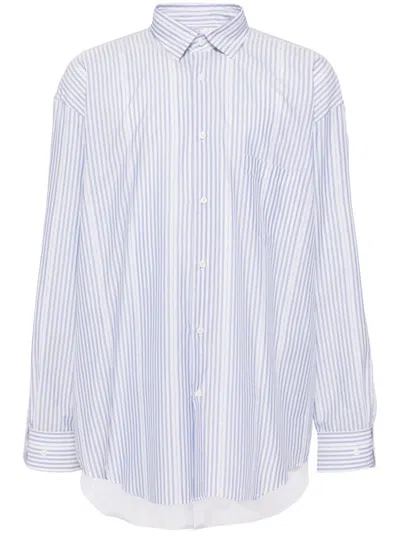 Vetements All-over Logo Embroidery Shirt In Multicolor