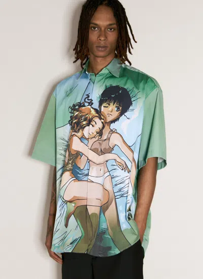 VETEMENTS ANIME SHORT-SLEEVE SHIRT