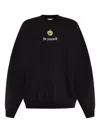 Vetements Mens Black Be Yourself Relaxed-fit Cotton-blend Sweatshirt Xl