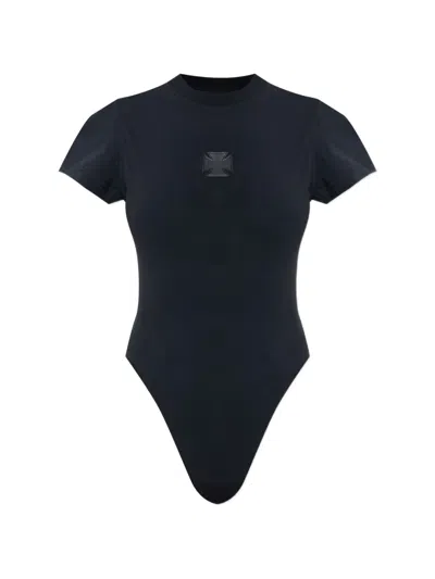 Vetements Appliqué T-shirt In Black