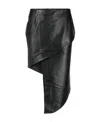Vetements Woman Mini Skirt Black Size S Calfskin In Black