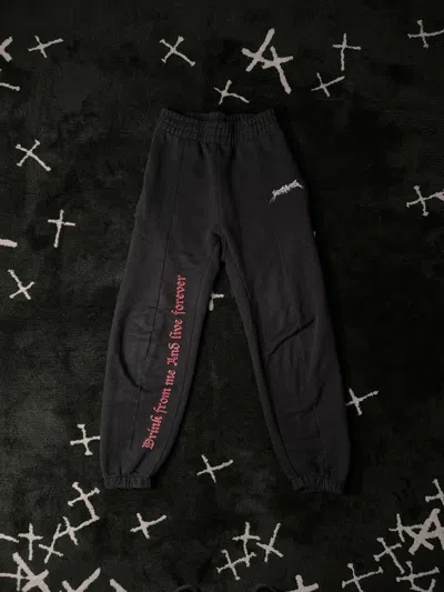Pre-owned Vetements Aw16 -total Fucking Darkness/drink From Me And Live Forever In Black