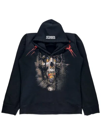 トップス Vetements 18aw misplaced skull hoodie S vetements-aw18-vetements-