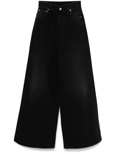 Vetements Baggy Jeans In Black