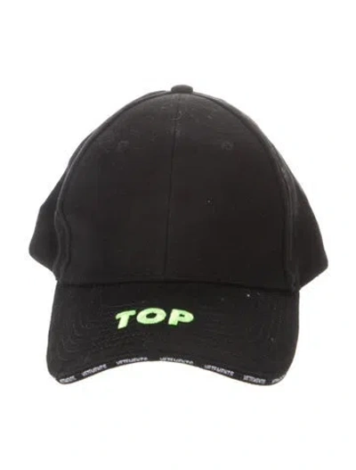 Pre-owned Vetements Baseball Cap In Black