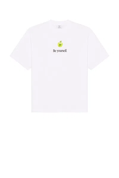 Vetements Be Yourself Oversized T-shirt In White