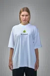 Vetements Be Yourself Oversized T-shirt In White