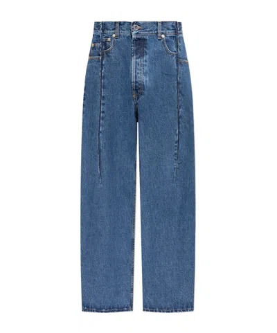 Vetements Button-fastening Jeans In Blue