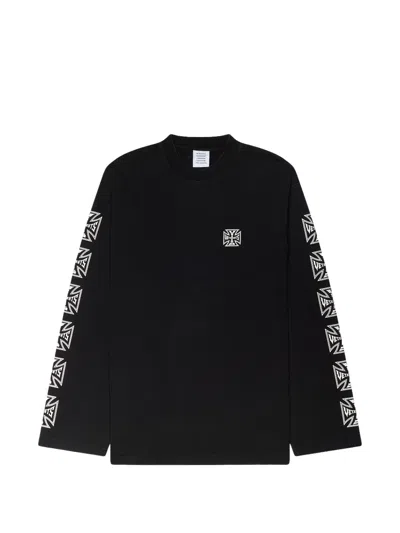 Vetements Biker Cross Long-sleeve T-shirt In Black