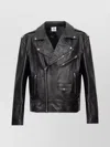 Vetements Biker Jacket With Notched Lapels And Epaulettes In Black