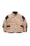 Vetements Logo Biker Jacket In Brown