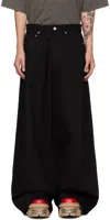Vetements Big Shape Jeans In Black
