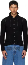 Vetements Cargo Cardigan In Black