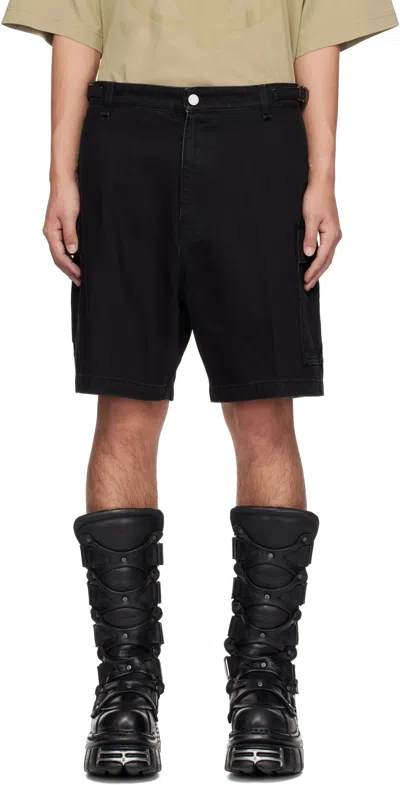 Vetements Black Cargo Shorts