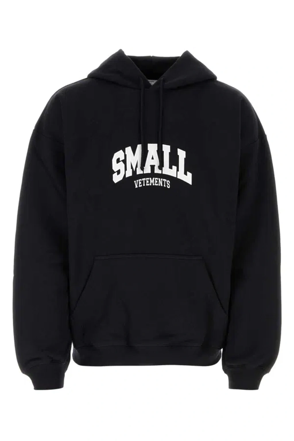 パーカー・フーディ Vetements Black Cotton Blend Oversize Sweatshirt vetements-black-cotton-blend-