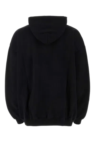 Vetements Black Cotton Blend Oversize Sweatshirt