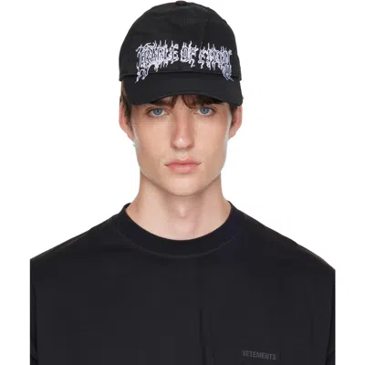 Vetements Black Cradle Of Filth Edition Cap In Black 53354519