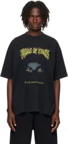 Vetements Black Cradle Of Filth 'pandaemonaeon' Oversized T-shirt In Black