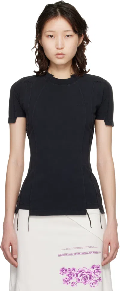 Vetements Black Cut-up Baby T-shirt