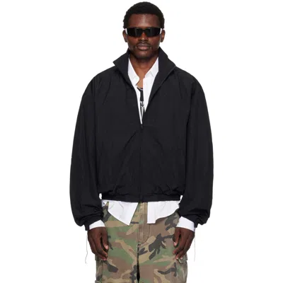 Vetements Black Cut-up Track Jacket In Multi