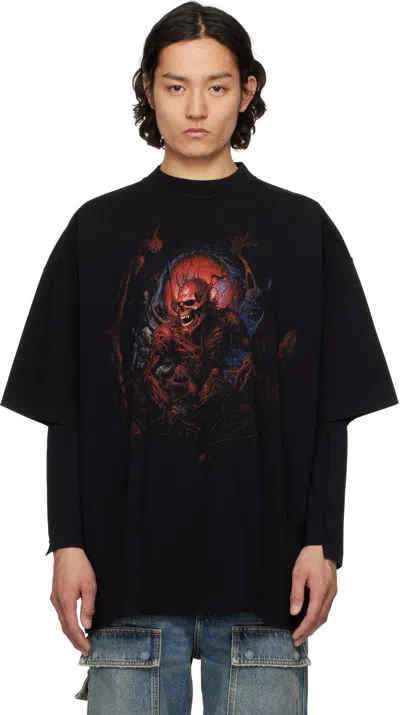 Vetements Death Metal T-shirt In Black