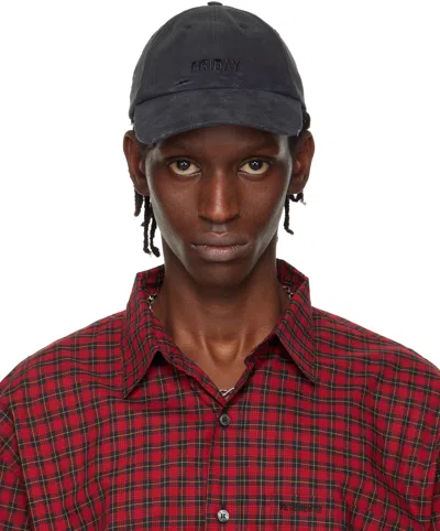 Vetements Black Friday Distressed Cap