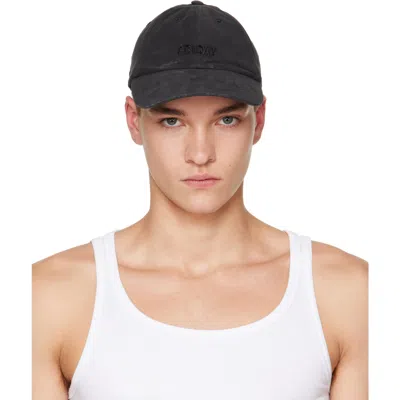 Vetements Black 'friday' Distressed Cap In Black 101545958
