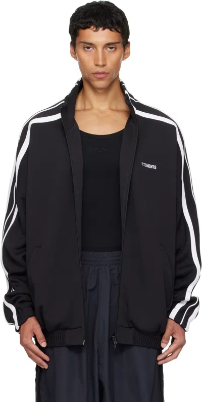 Vetements Black Gym Track Jacket