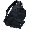 Vetements Black Logo Backpack In Black