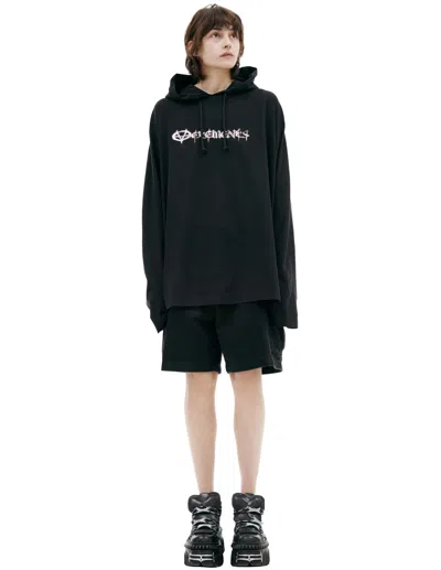 Vetements Black Logo Hoodie