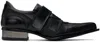 Vetements Black New Rock Edition Blade Loafers In Black