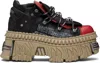 Vetements Black New Rock Edition Platform Sneakers