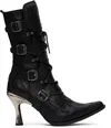 Vetements Black New Rock Edition Rockstar Boots In Black