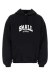 Vetements Felpa Oversize In Misto Cotone Nero Uomo In Black