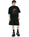 Vetements Oversize Short Sleeve T-shirt In Black