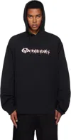 Vetements Black Reaper Hoodie In Black
