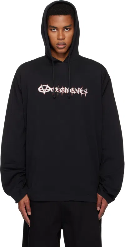 Vetements Black Reaper Hoodie