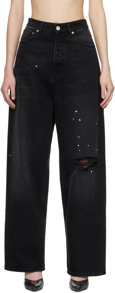 Vetements Black Ripped Jeans