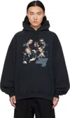 Vetements Black Runway Backstreet Boys Oversized Hoodie In Black